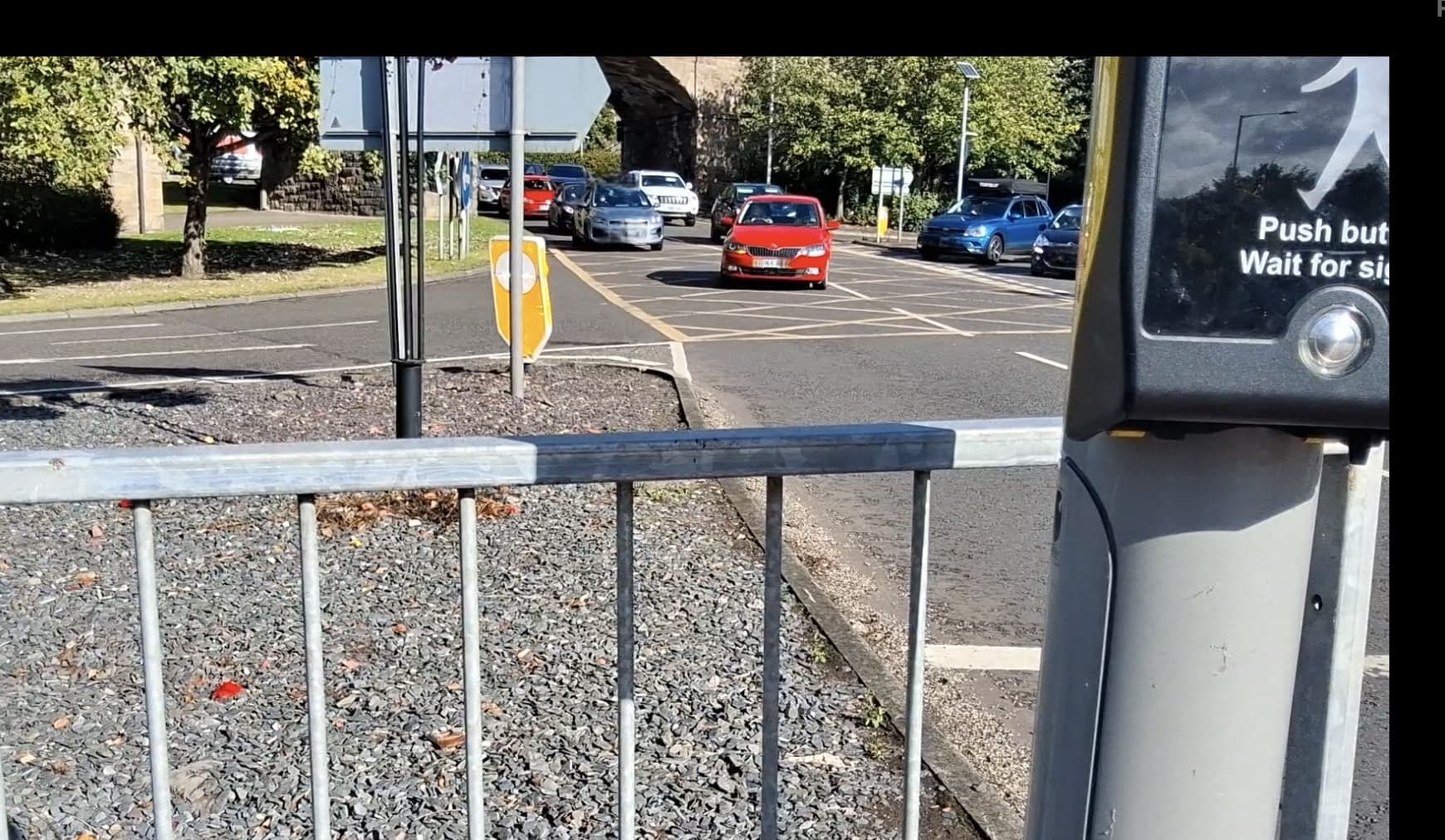 Driving Instructor with Cones